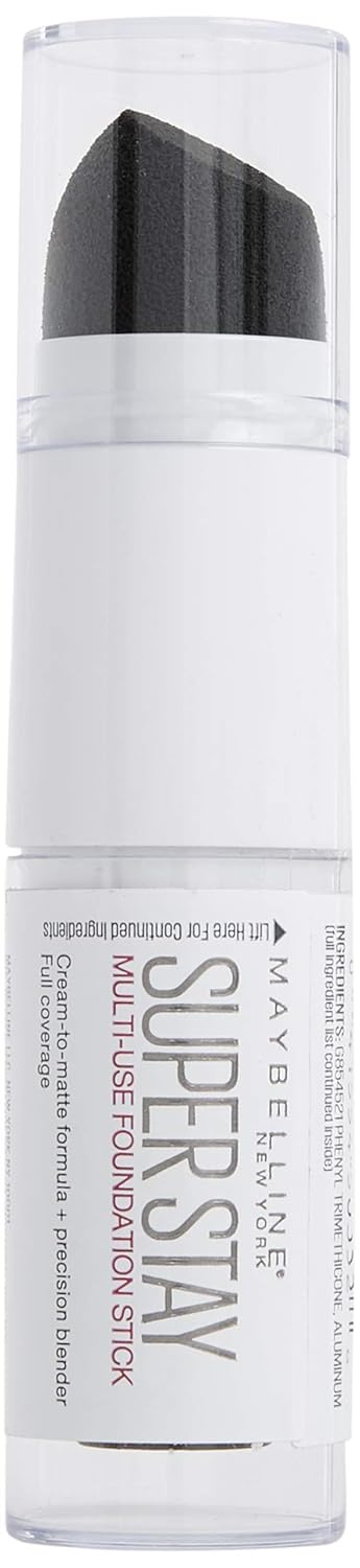 Maybelline New York Super Stay Foundation Stick, Normal to Oily Skin, Espresso, 0.25 Ounce