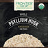 Frontier Co-op Organic Psyllium Husk 1lb - Whole Psyllium Husk, Organic & Kosher - Psyllium Husk Fiber for Baking, Psyllium Nutritional Supplement for Digestion, Psyllium Husk Powder Bulk