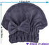 Microfiber Hair Drying Towels Head Wrap with Bow-Knot Shower Cap Hair Turban Bath Cap for Curly Long Hair Gift