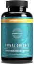 Primal Harvest Omega 3 Fish Oil Supplements, 30 Servings Soft Gels with 1000mg EPA + DHA, No Fishy Burps