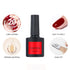 VERONNI Red Glitter Nail Gel Polish - Reflective Flashing Gel Nail Polish for Shiny Nail Art, Soak Off UV LED