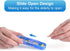 Lit-Pack 7 Weekly Pill Organizer Box Case Travel Medication Reminder Daily AM PM, Day Night Compartments in Leather
