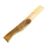 SOLUSTRE Folding Mustache Comb and Beard Comb, Portable Ox Horn Hair Comb for Everyday Grooming