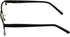 V.W.E. Men Premium Rectangle Metal Reading Glasses, Extra Large 152mm Wide Frame with Plastic Temple