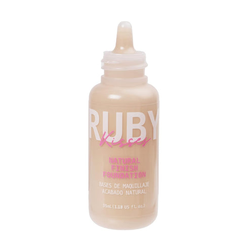Ruby Kisses Liquid Foundation, Medium Coverage, Lightweight Face Makeup for All Skin Types, Fair Ivory
