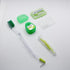 Orthodontic Kit Clear: Oral Care Set with Toothbrush, Protector Cap, Floss, Wax, and Interdental Brushes with Case
