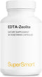Supersmart - EDTA Zeolite 98% (Advanced Formula) with Milk Thistle & Parsley - 90 Vegetarian Capsules Made in USA