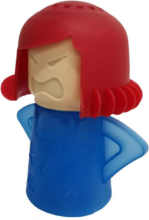 Angry Mama Microwave Cleaner, High Temperature Steam Cleaning Tool, Easily Deodorizes Fridge, Add Vinegar and Water