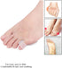 5 Pairs Pinky Toe Cushion Splint - Little Toe Separators, Straightener with Loop for Men Women Walking, Running,