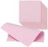 50pcs Pink Jewelry Cleaning Cloth, Small Polishing Cloth for Sterling Silver, Gold, Platinum, 8x8cm