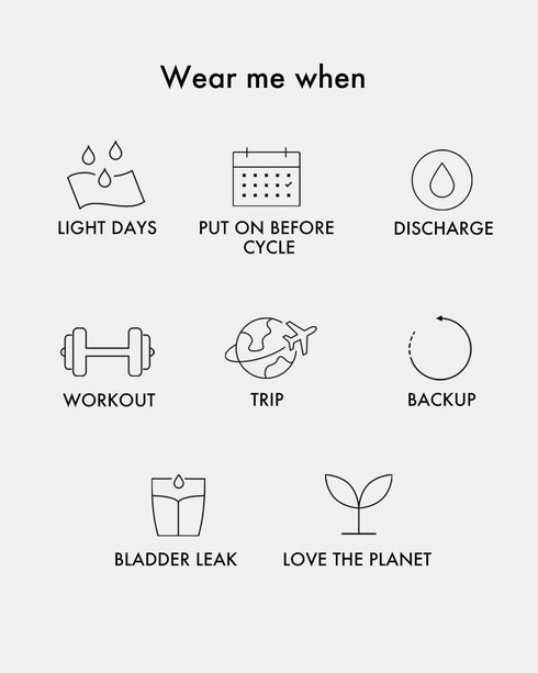 LEAKPROOF2.0 Seamless 6 Mid Rise Brief Period Underwear for Women | Period Panties Holds Tampons | Leak Proof