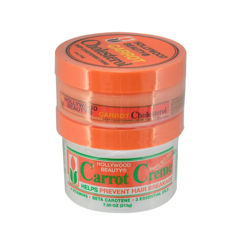 Hollywood Beauty Carrot Creme, White, 7.5 Ounce