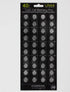 POWEROWL High Capacity LR44 Batteries, 40 Pack, L1154F AG13 357 303 SR44 A76 Premium Alkaline