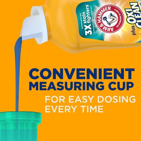 HAMMER 77 100.5 Floz ARM & Plus OxiClean Fade Defense, Loads Liquid Laundry Detergent