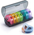 HoneyHu Weekly Pill Organizer 7 Day AM PM, Large 2 Times a Day