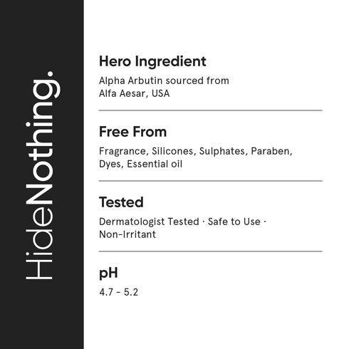 Minimalist 2% Alpha Arbutin Serum, 1 Fl Oz, Removes Pigmentation, Acne Marks, Dark Spots, Brighter & Even Tone for All