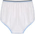 QinCiao Unisex Underwear Adult Diaper Cover Plastic Briefs Waterproof Incontinence Underpants with Sticker