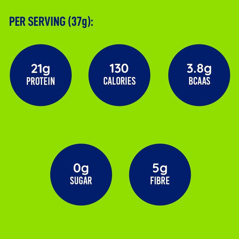LeanFit Organic Plant-Based Protein Powder, Natural Chocolate Flavor, Vegan, 21g Protein, 18 Servings