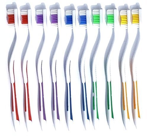 Classic Medium Soft Toothbrushes, Individually Wrapped, 100 Count