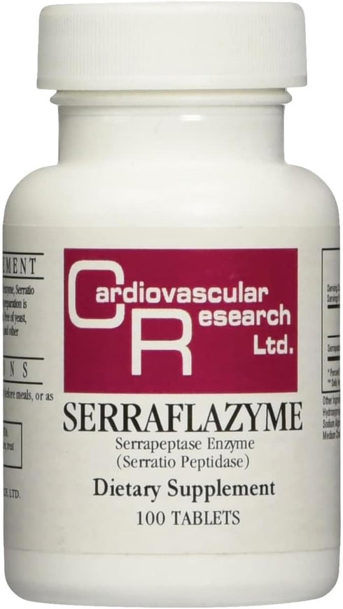 Cardiovascular Research Serraflazyme Serrapeptase Enzyme, 100 Tabs