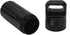 Keychain Container, Waterproof Airtight Pill Storage Case for Men and Women, Outdoor Travel Camping Tool (Black)