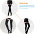 Long Black Compression Socks for Women - Thigh High Support for Varicose Veins