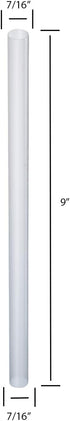 Clear Jumbo Smoothie Straws, 100 Pack of 9'' Disposable Wide-mouthed Large Milkshake Straws