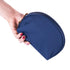 Hekyip Half Moon Cosmetic Bag, Travel Makeup Pouch, Portable Waterproof Pouch for Ladies, Small Navy Blue