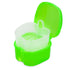 Colorful Plastic Dental Orthodontic Retainer Container Cleaning Case, Mouthguard Storage Soaking Case for Travel