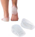 Tuli's Heavy Duty Gel Heel Cups - Cushion Insert for Shock Absorption, Plantar Fasciitis Relief, Made in USA