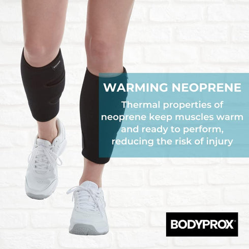 Bodyprox Calf Support Brace, 2 Pack Adjustable Shin Splint Compression Wrap
