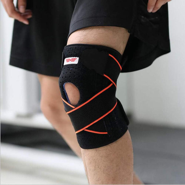 2020 Knee Sleeve, Compression Fit Support for Joint Pain and Arthritis Relief, One Size, Orange
