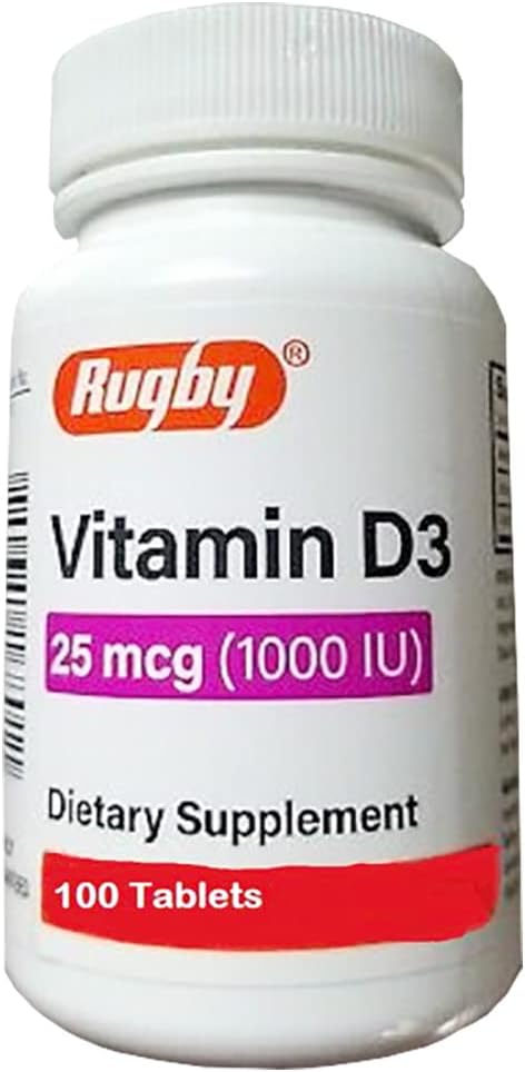Vitamin D3 TB 25MG-25MCG 100CT Pack of 1