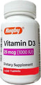 Vitamin D3 TB 25MG-25MCG 100CT Pack of 1