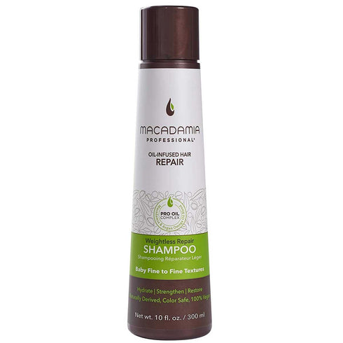 Macadamia Professional Hair Care Shampoo - 10 Fl Oz, Sulfate & Paraben Free, Repair Hair with Sheer Pecan