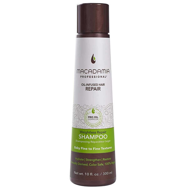 Macadamia Professional Hair Care Shampoo - 10 Fl Oz, Sulfate & Paraben Free, Repair Hair with Sheer Pecan