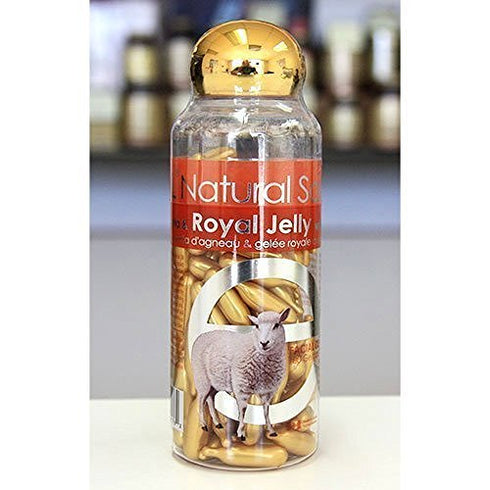 Placenta Facial Moisturizer with Vitamin E & Royal Jelly, 100 Gelcaps by Bill Natural Sources