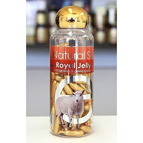 Placenta Facial Moisturizer with Vitamin E & Royal Jelly, 100 Gelcaps by Bill Natural Sources
