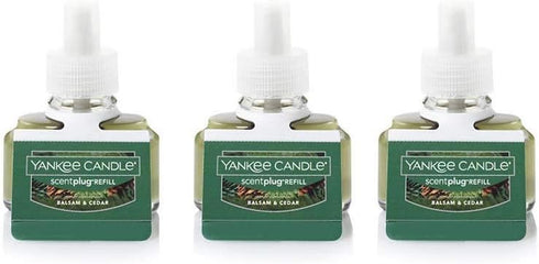 Yankee Candle Scent Plug Refill, Balsam & Cedar (Pack of 3)