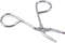 Silver Stainless Steel Eyebrow Scissors and Tweezers, Elbow Pliers Clip Scissors for Facial Hair Care