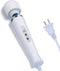 VZVJTR Handheld Muscle Relief Massager, Wired Strong Vibration for Full Body Pain (White)