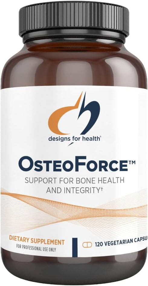 Designs for Health OsteoForce - Premium Bone Support Supplement with Calcium, Magnesium, Zinc, Vitamins D + K