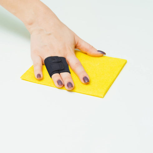 Finger Splint Wraps, Reusable Adjustable Finger Brace for Arthritis Pain Relief and Sport Injury - M