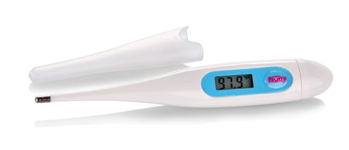 Nuby Digital Thermometer - Accurate Oral, Underarm & Rectal Use Thermometer with