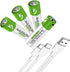 Lankoo Rechargeable AA Batteries 1.5V 2600mWh USB Lithium ion Rechargeable AA Battery with