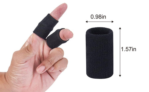 Soft Home 16 6 Pack 10 2,2,3,3 pcs Finger Splint Kits Including Oval Finger Splints Clear Type and pcs Finger Sleeves