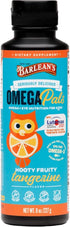 Barlean's Omega Pals Eye Health Liquid, Tangerine Flavored Omega 3 for Kids, 8 oz with 500 mg of EPA & DHA