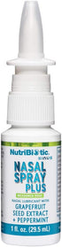 NutriBiotic Nasal Spray Plus, 1 Fl Oz, Nasal Lubricant with GSE, Xylitol & Botanical Extracts