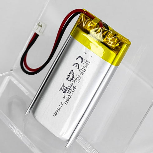HXJNLDC 3.7V 750mAh 902040 3.7-5V 2-Wire DC Rechargeable Lithium Polymer Battery, Suitable for DIY Electronic Products