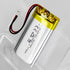 HXJNLDC 3.7V 750mAh 902040 3.7-5V 2-Wire DC Rechargeable Lithium Polymer Battery, Suitable for DIY Electronic Products